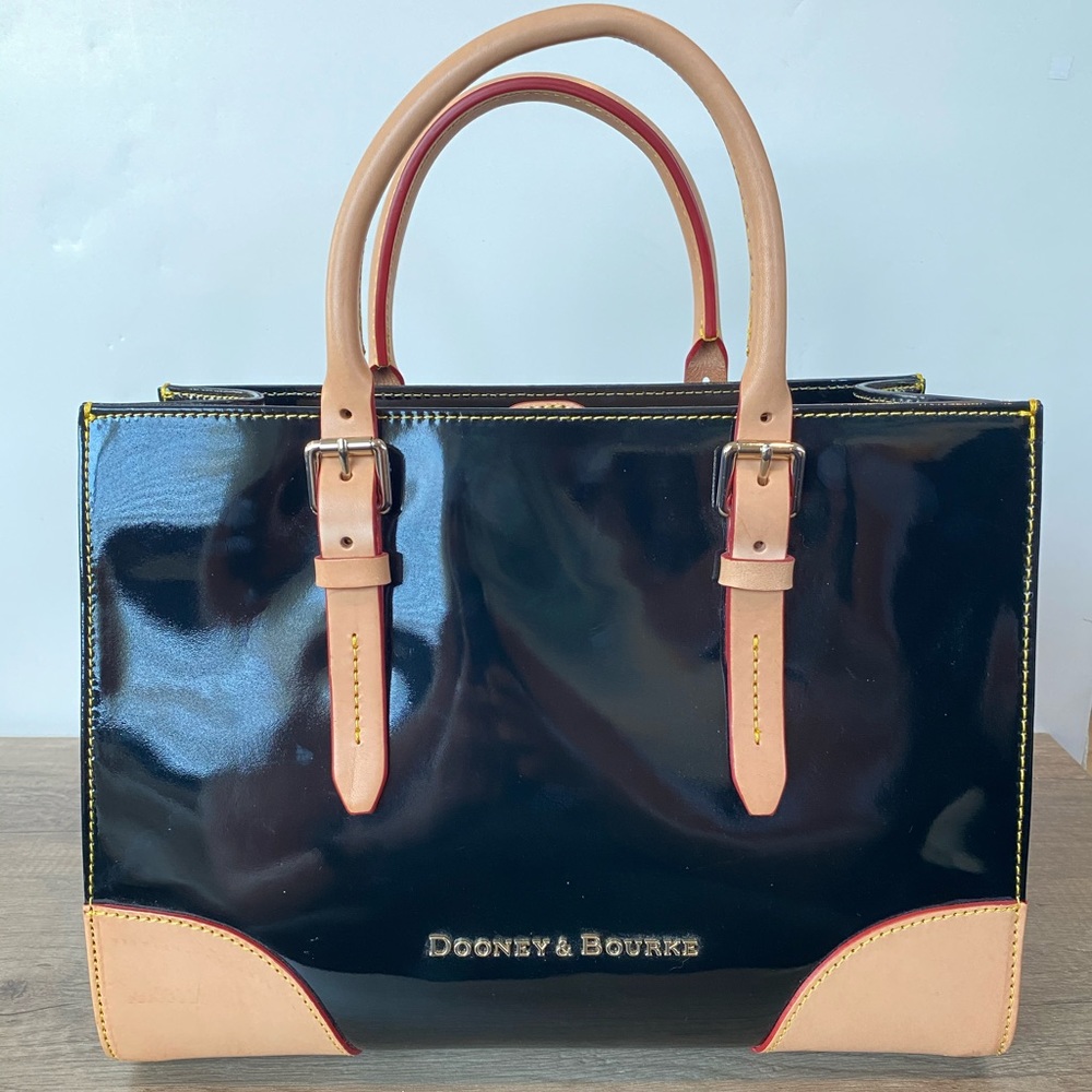 Dooney & Bourke Black Patent Leather tote